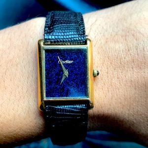 Cartier tank watch mechanical winding